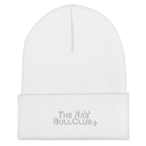 TKBC Embroidered Beanie (White)